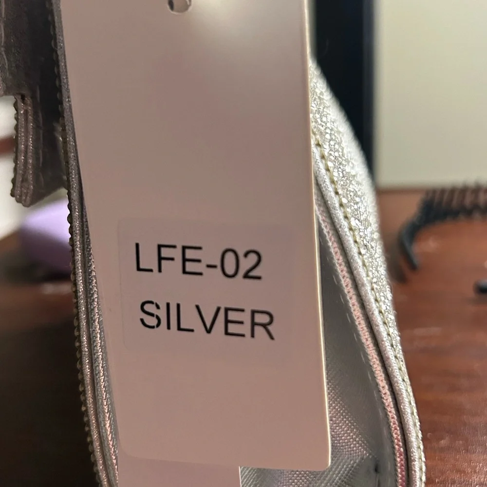 Silver Rhinestone Small Satchel - Picture 5 of 5